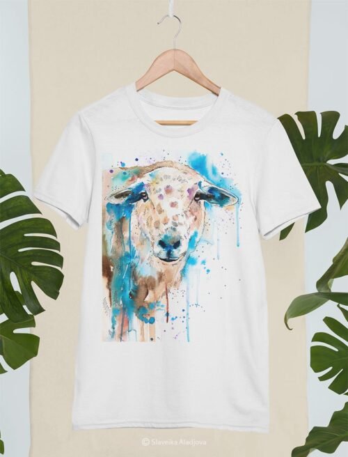 Sheep art T-shirt