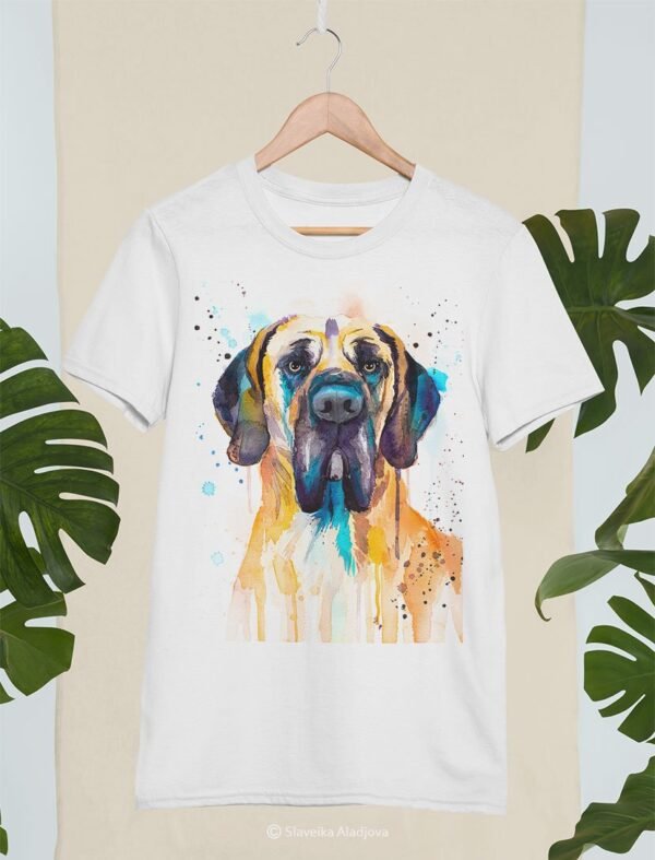 Fawn Great Dane art T-shirt
