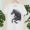 Friesian horse art T-shirt