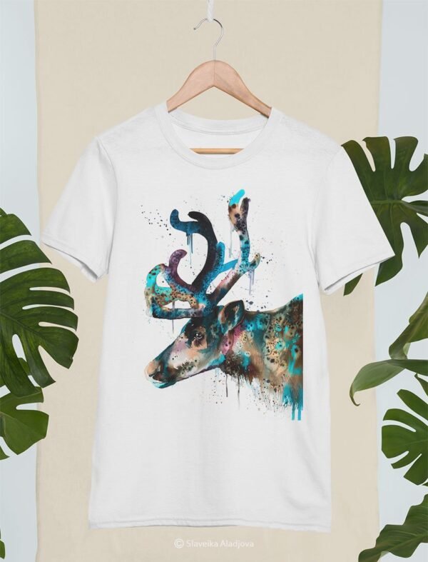 Reindeer art T-shirt