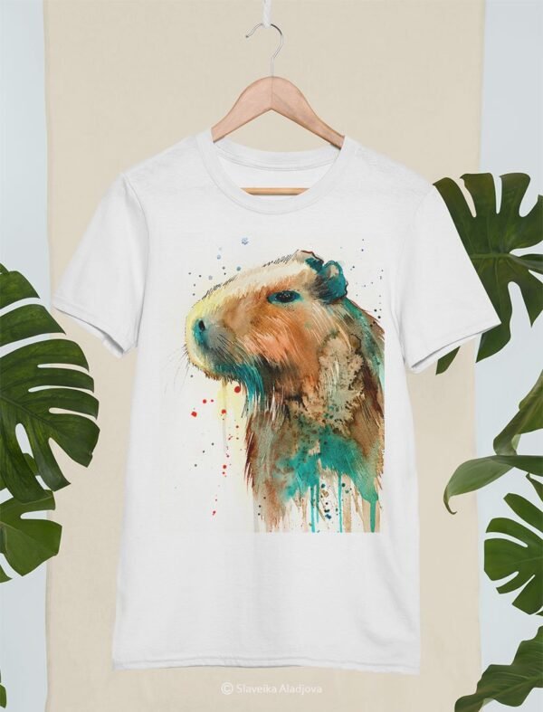 Capybara art T-shirt
