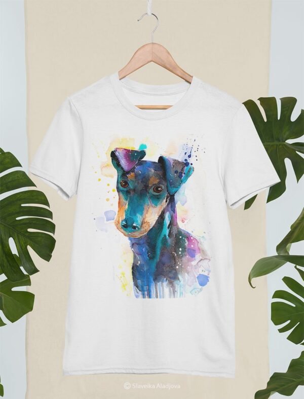 Manchester Terrier art T-shirt