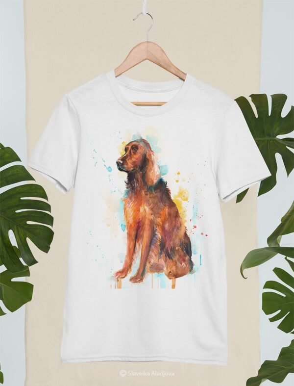 Irish Setter art T-shirt