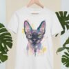 Sphynx cat art T-shirt