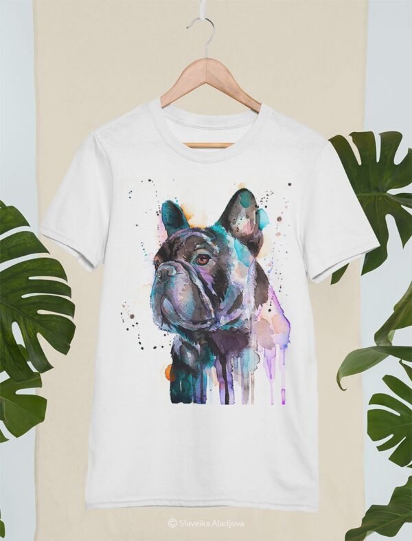 French Bulldog art T-shirt
