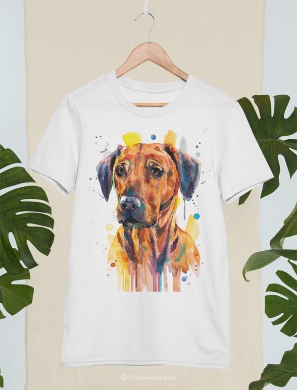 Rhodesian Ridgeback art T-shirt