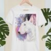 Bull Terrier art T-shirt