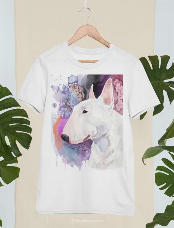 Bull Terrier art T-shirt