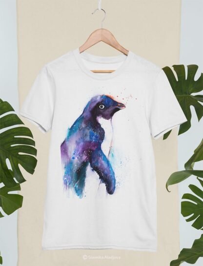 Adelie penguin art T-shirt