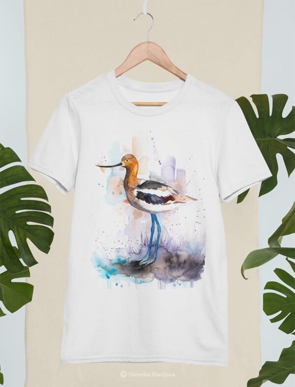 American Avocet art T-shirt