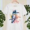 Belted Kingfisher art T-shirt
