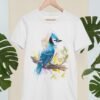 Blue Jay art T-shirt