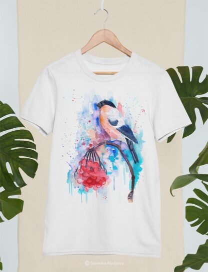 Bullfinch art T-shirt