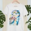 Burrowing owl art T-shirt