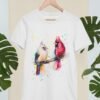 Cardinal Birds art T-shirt