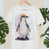 Chinstrap penguin art T-shirt