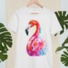Flamingo art T-shirt