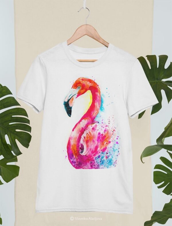 Flamingo art T-shirt