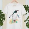 Gentoo penguin art T-shirt