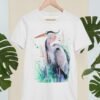 Great blue heron art T-shirt
