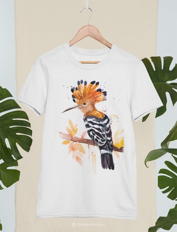 Hoopoe art T-shirt