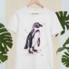 Humboldt penguin art T-shirt