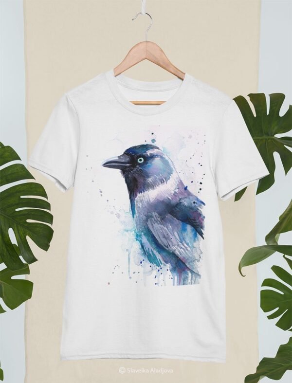 Jackdaw art T-shirt