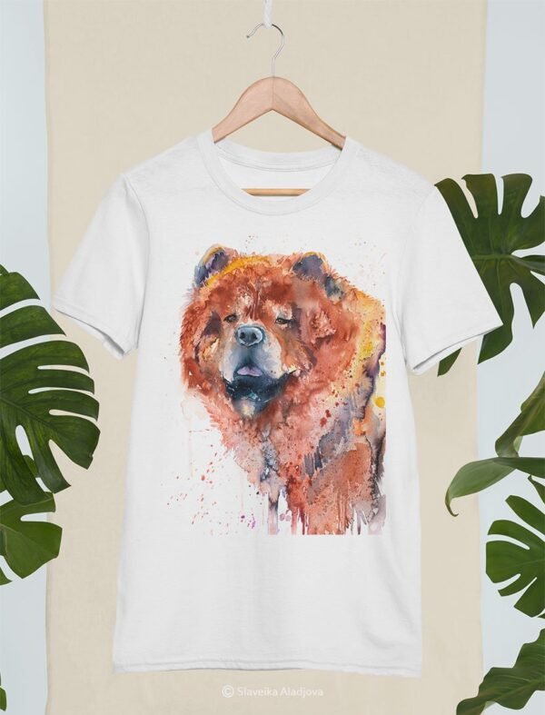 Chow Chow dog art T-shirt