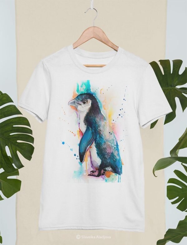 Little Blue Penguin art T-shirt