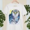 Northern hawk-owl art T-shirt