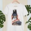 Ornate hawk-eagle art T-shirt