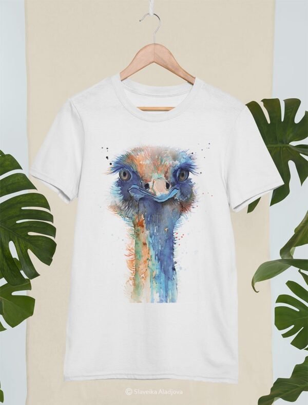 Ostrich art T-shirt