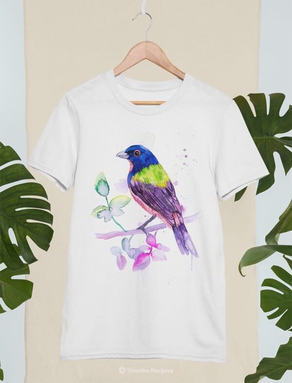 Painted-Bunting art T-shirt