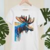 Moose art T-shirt