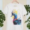 Cassowary bird art T-shirt