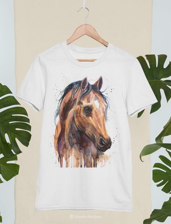 Thoroughbred Horse art T-shirt