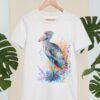 Shoebill art T-shirt
