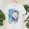 Blue Lion art T-shirt
