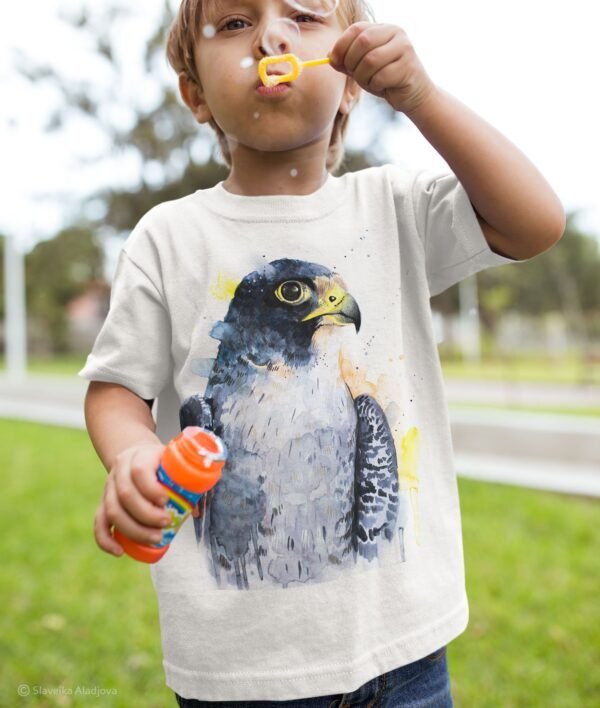 Peregrine Falcon art T-shirt