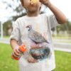 Red-legged partridge art T-shirt