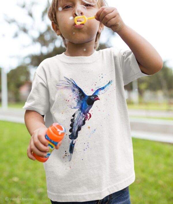 Taiwan Blue Magpie art T-shirt
