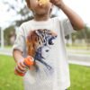 Tiger girl art T-shirt