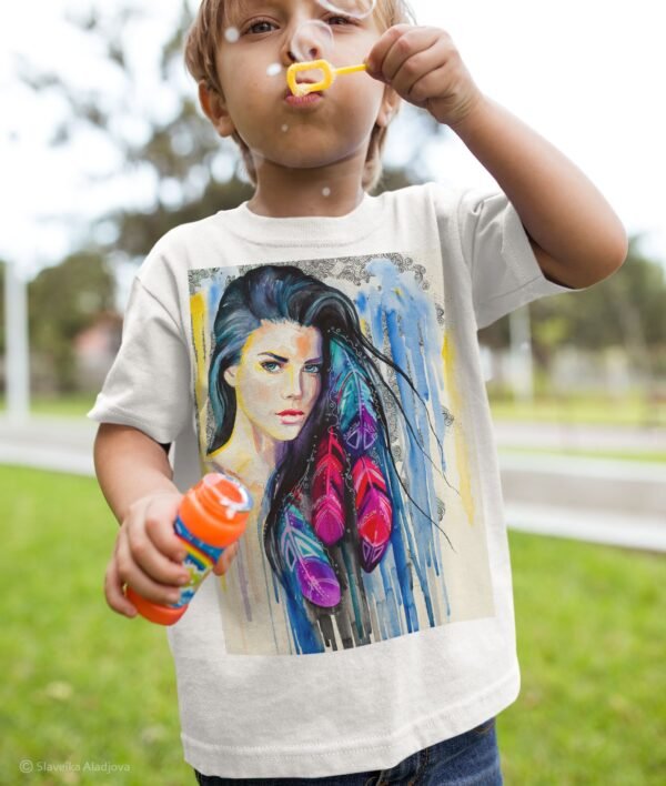 Girl portrait art T-shirt