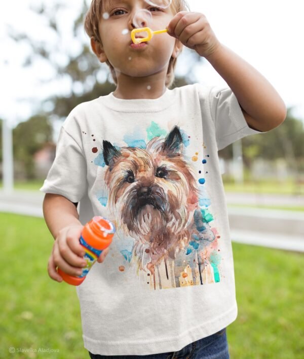 Cairn Terrier art T-shirt