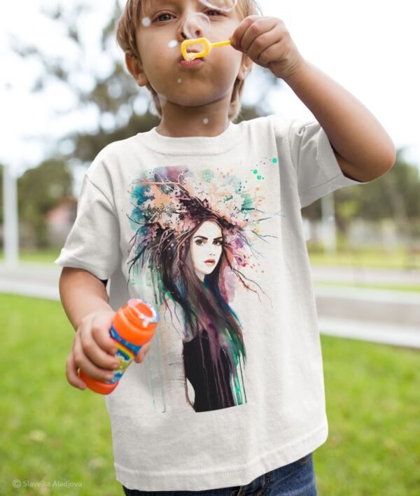 Spring girl art T-shirt