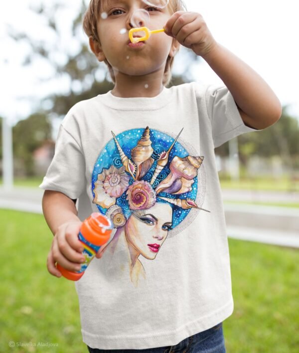 Sea girl art T-shirt