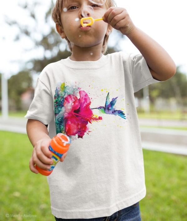 Violetear Hummingbird art T-shirt