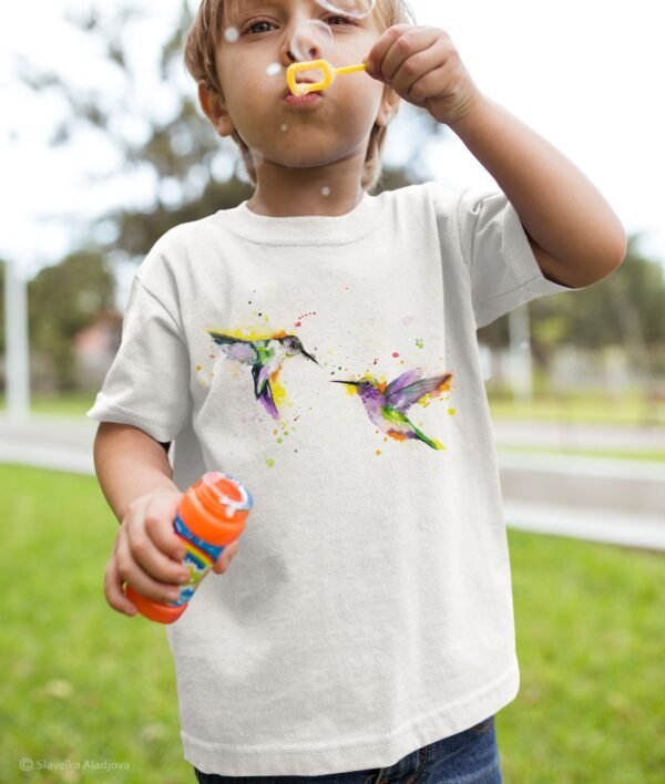 Hummingbirds art T-shirt