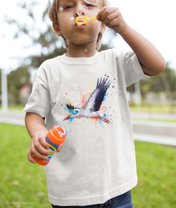 Stork art T-shirt Stork art T-shirt