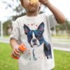 Boston Terrier art T-shirt